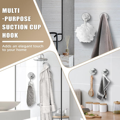 Lot De 2 Crochets À Ventouse Pour Douche, Salle De Bain, Serviettes, Peignoirs, Luffa – Montables Sur Les Murs De La Salle De Bain, La Cuisine, Le Verre, Les Miroirs, Le Carrelage Et Autres
