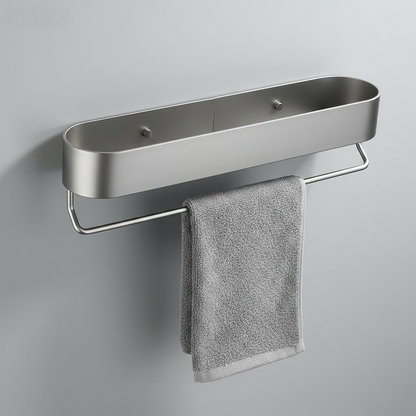 Étagère Murale avec Porte-Serviettes – Alliez Style et Praticité
