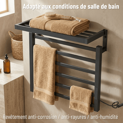 Sèche-Serviettes Électrique Mural – Confort et Design Moderne pour Salle de Bain