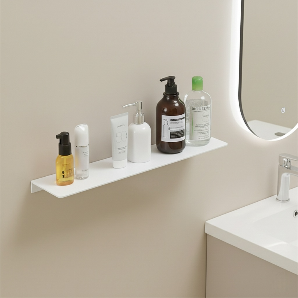 Étagère Flottante pour Salle de Bain – Rangement Chic et Pratique