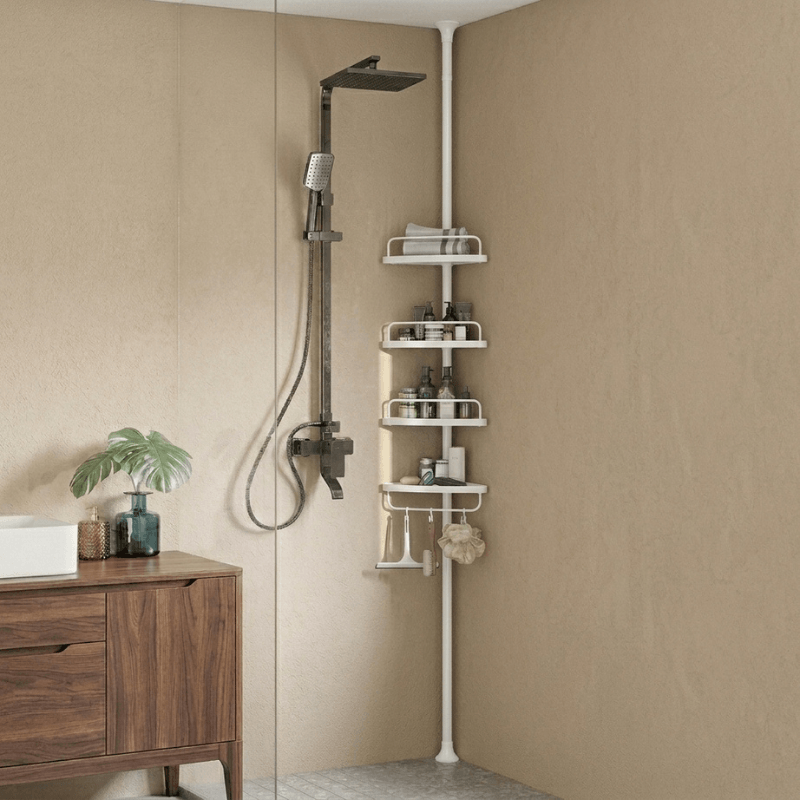 Étagère de Douche Télescopique Extensible – Rangement Pratique et Facile d'Accès