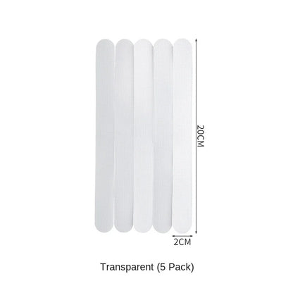 Anti-Slip Stickers Bathroom Shower Room Stair Floor Transparent PEVA Waterproof Anti-Slip Adhesive Strip 5PCS Pack #2645