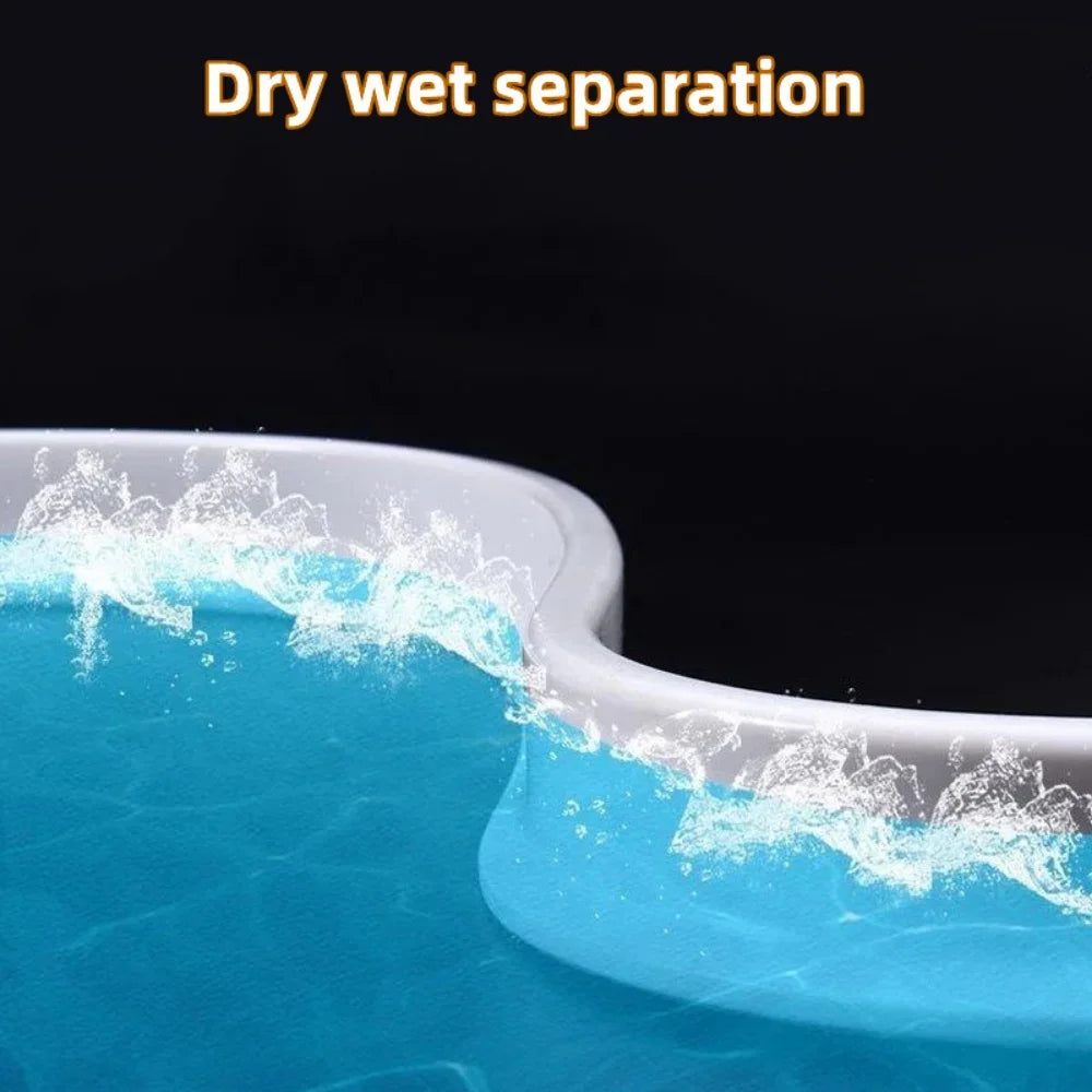 Bathroom Silicone Bendable Water Retaining Strip Shower Water Barrier Highl for Kitchen Separation Shower Accessories