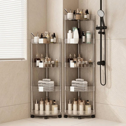 Chariot Organisateur d'Angle – Solution de Rangement Polyvalente et Gain de Place
