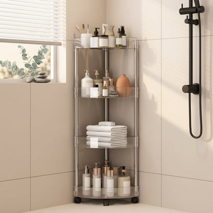 Chariot Organisateur d'Angle – Solution de Rangement Polyvalente et Gain de Place