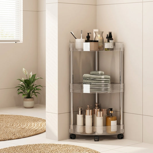 Chariot Organisateur d'Angle – Solution de Rangement Polyvalente et Gain de Place