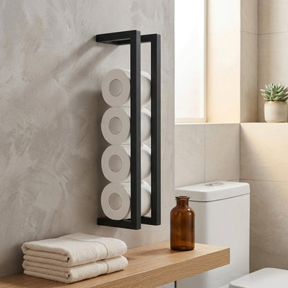 Porte-Papier Toilette Mural Design – Accessoire mural élégant et pratique pour salle de bains