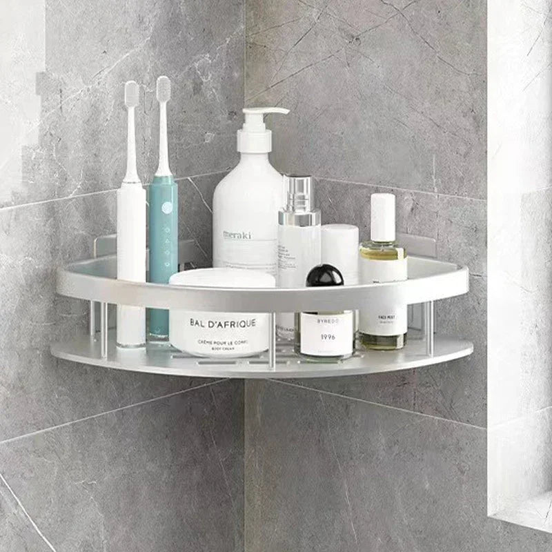 Étagère d'Angle en Aluminium pour Douche – Durable, Antirouille et Facile à Installer