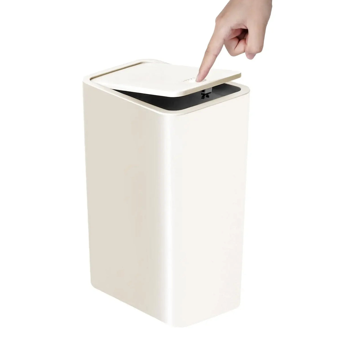 Poubelle pour Salle de Bain et Toilettes – Couvercle à Pression, Hygiène et Praticité