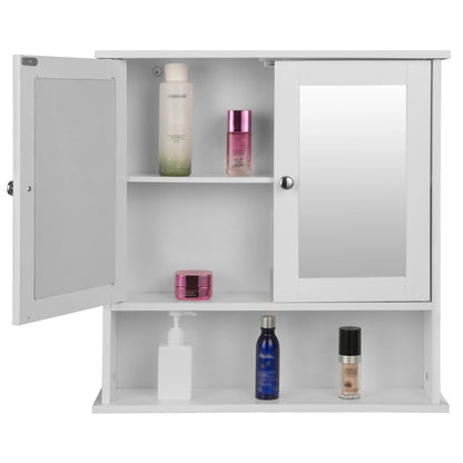 Armoire à Pharmacie Murale avec Miroir Intégré – Rangement Pratique et Élégant