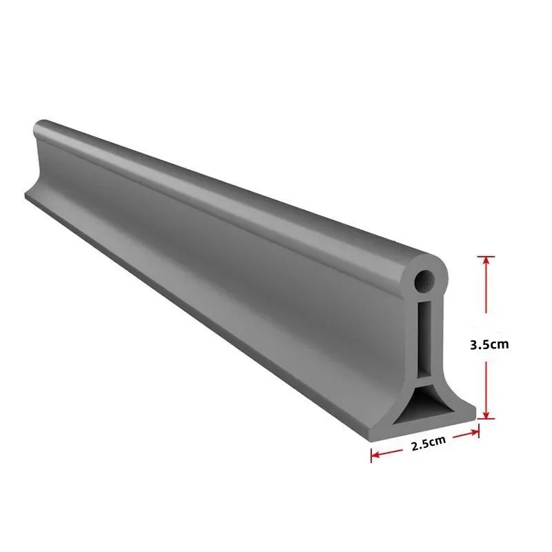 Bathroom Silicone Bendable Water Retaining Strip Shower Water Barrier Highl for Kitchen Separation Shower Accessories