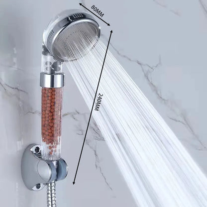 3 Functions High Pressure SPA Shower Head Water Saving Handheld Rainfall Bathroom Accessory Anion Filter Shower