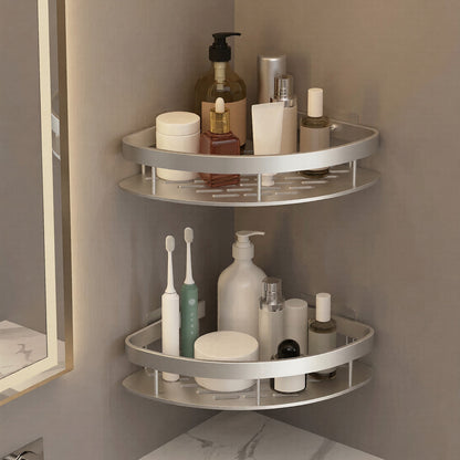 Étagère d'Angle en Aluminium pour Douche – Durable, Antirouille et Facile à Installer
