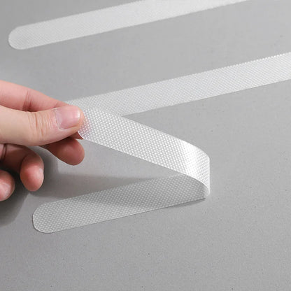 Anti-Slip Stickers Bathroom Shower Room Stair Floor Transparent PEVA Waterproof Anti-Slip Adhesive Strip 5PCS Pack #2645